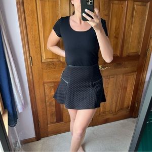 Macy’s skater black skirt